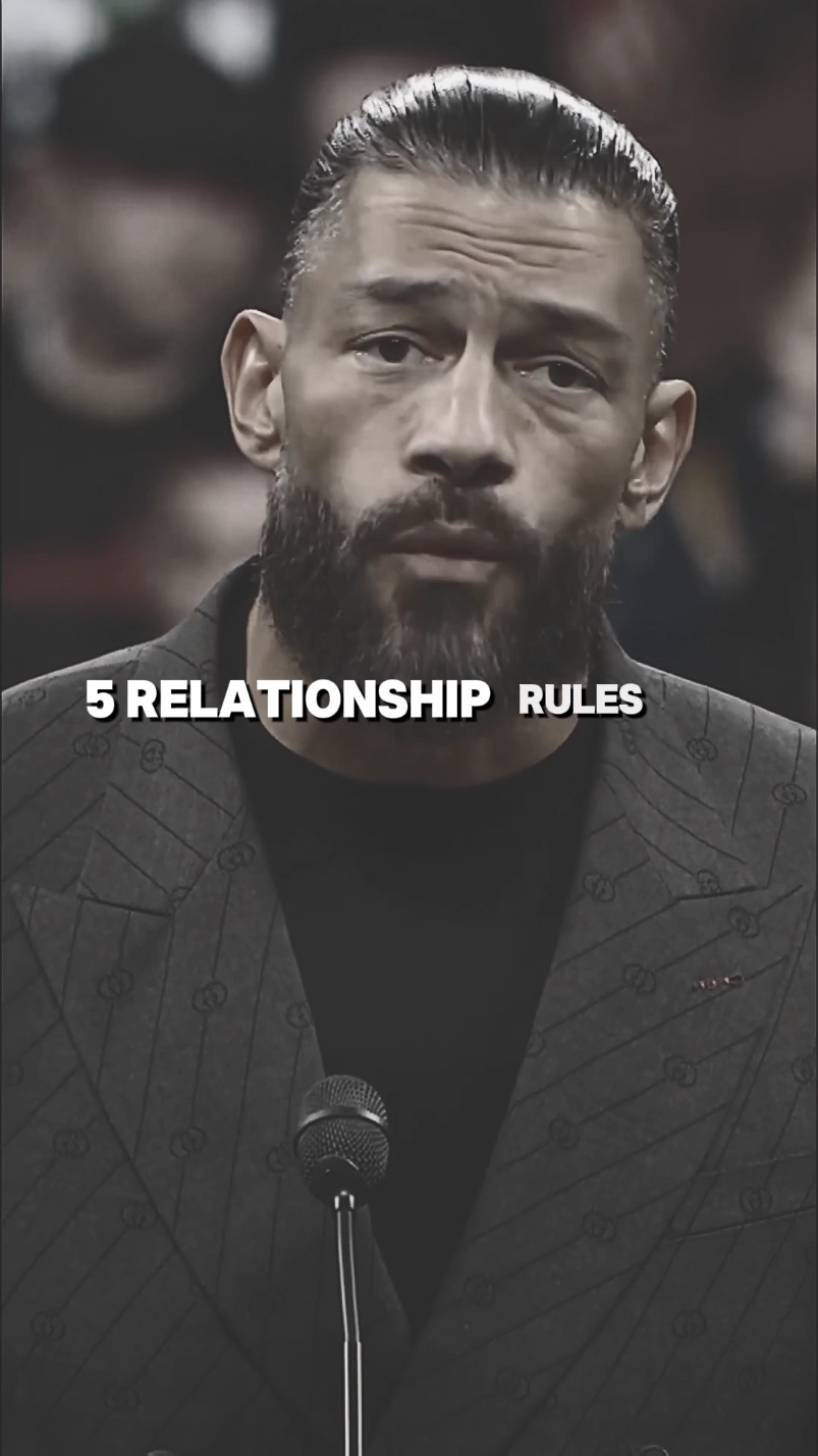 5 Relationship rule 👨‍❤️‍👨 Roman Reigns motivational speech 💥#Roman #motivation #Relationship 