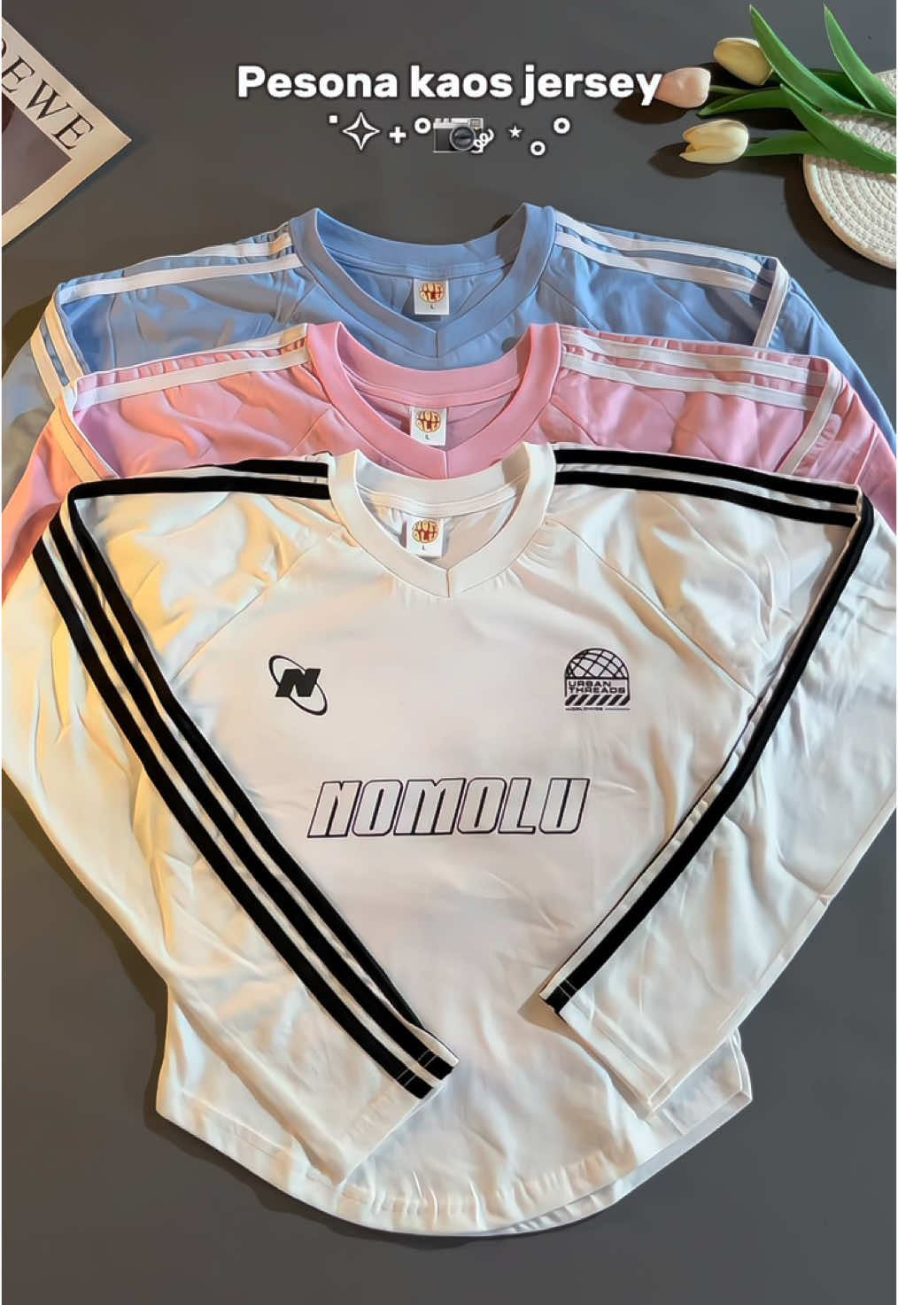 Nomolu emg gk pernah gagal🫵😭#kaosjersey #jersey #kaoscrop #kaoslenganpanjang @NOMOLU 