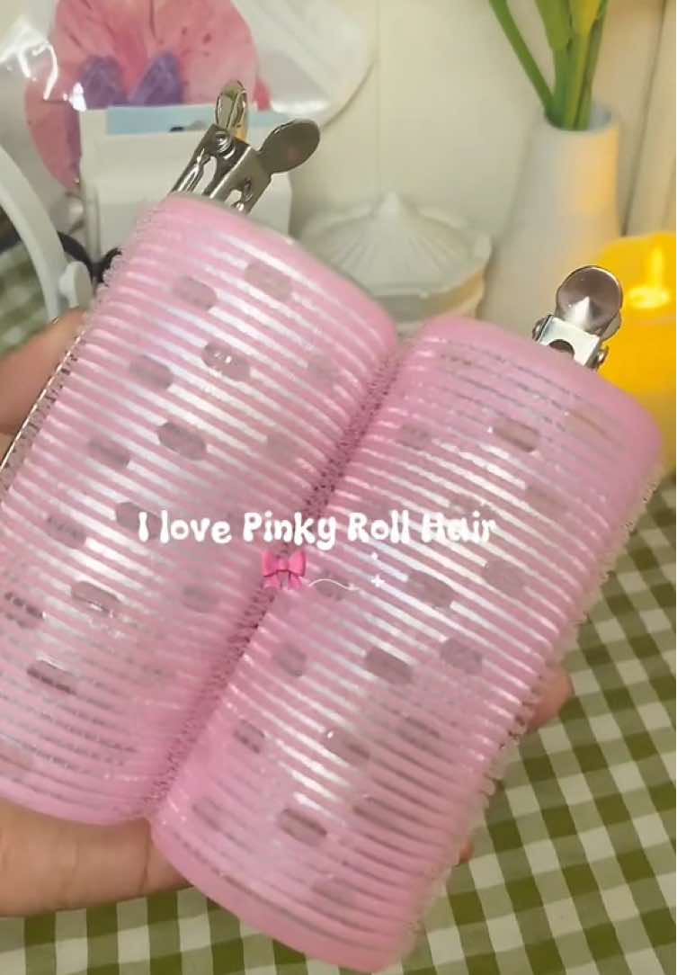 roll rambut yang bikin rambut/poni jadi badai, wajib punya‼️💓 #rollrambut #pink #racuntiktokshop #jepitanrambut #fyp 