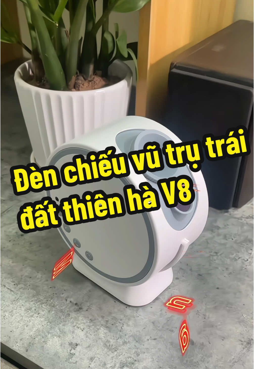Đèn thiên hà V8 với 8 phim nền vũ trụ, trái đất, dải ngân hà… mang cả vũ trụ về căn phòng của bạn #denchieusao #dendecor #denchieuhanhtinh #denthienha #giaitri #denngu 