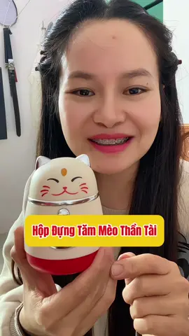 Hộp đựng tăm mèo thần tài#xuhuong #cuahangtienich68 #hopdungtammeothantai 
