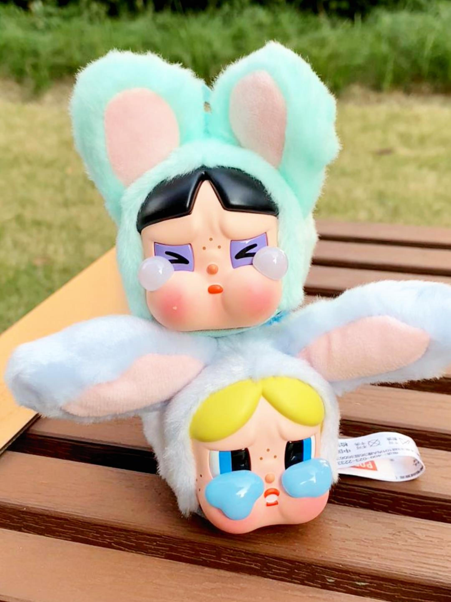 เทคเจอร์ของ power puff girlsได้รับการเปรี่ยนแปลงเป็นกำมะหยี่ที่นุ่มๆ สามารถเรียงกันด้วยแม่เหล็กและใช้เป็นพวงกุญแจที่น่ารักได้!เรามาสะสมให้ครบทุกตัวกันเถอะ!🥰#popmart #crybaby #powerpuff #arttoys #pendant #plushtoys #blindbox