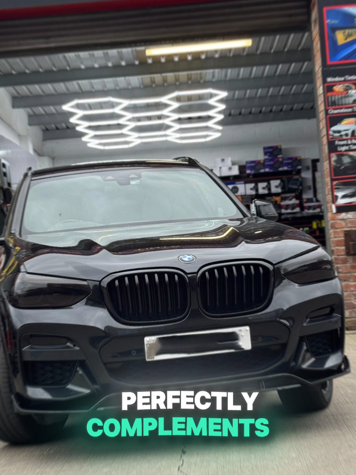 Bmw x3 head lights & rear lights tint  #3dnumberplate #ambientlight #tint #carwrap #subwoofers #tints #ambientlight #cars #regplates #waze 