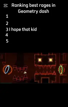 Ranking best rages in GD (pt 2) Videos: @randomGD  , @Big gib  #geometrydash #rage 
