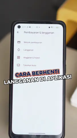Cara berhenti langganan aplikasi, biar ga boncos kepake terus. Ada yang pernah ngalamin? komen dibawah ya! #steknoid #tipstekno #tipsandtricks #tipsandroid #berhentiberlangganan  Instagram: 