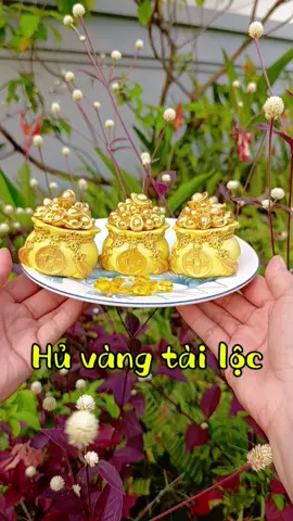 Hủ vàng tài lộc #thocung  #giadung  #nhacotamgiadung  #huvangtailoc  #huvangthantai 