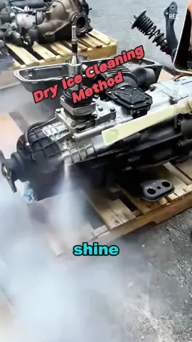 The dry ice blaster is a brilliant invention #education #technology #machinery #unique #world #popularscience #interesting #fyp 