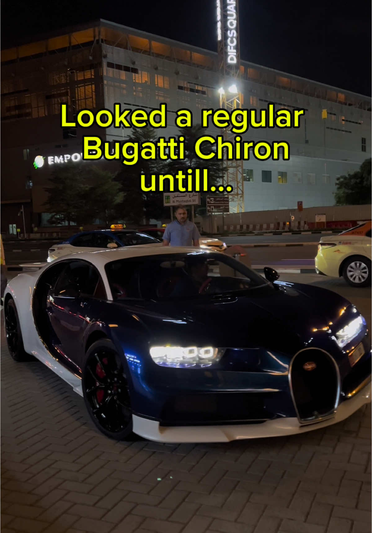Until it’s absolutely not 😳  #skjall_carspotting #dubai #bugatti #chiron #hypercar #luxurycars 