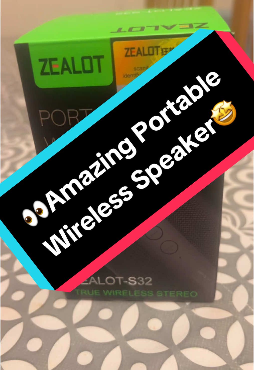 Amazing🤩 Portable Wireless speaker #musica #speaker #tunes #tik #tik_tok #tiktoker #tiktokviral #tik 