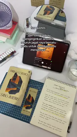 benarbener berasaa lebih hidup lagii habisss baca buku ini, kek jadiii semangattt gituu🥹🫶🏻✨ #BookTok #booktokindonesia #readingbooks #sangalkemis #paulocoehlo 