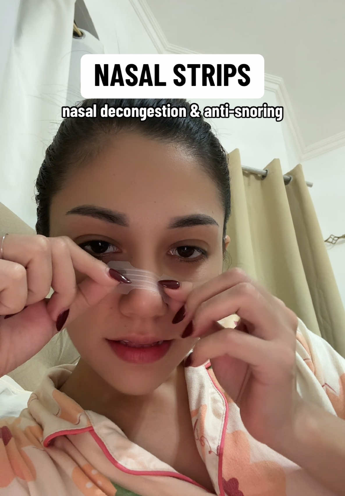 Ang sarap ng humingaaa! Para sa may sipon, allergic rhinitis, baradong ilong at humihilik. Kuha ka na rin ng nasal strip mo! 🍃 #nasalstrips #wellness #snoring #rhinitis #cloggednose #nasalite 