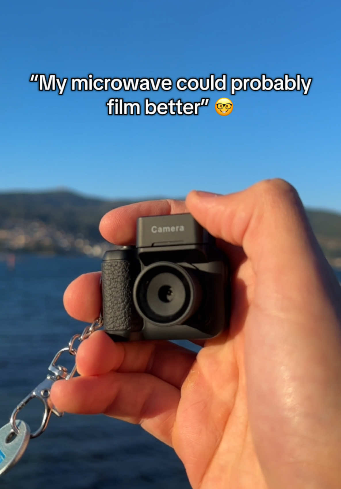 I love my mini camera 🥰 #minicamera #miniretrocamera #digitalcamera #digitalcamera #vintagecamera this keychain takes pictures and photos it’s a mini keychain of a mini retro vintage camera that takes photos pictures and films videos with this keychain vintage 