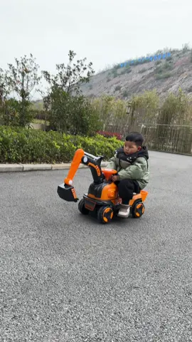 Máy xúc điện cho bé yêu #xuhuong #fpyシ 