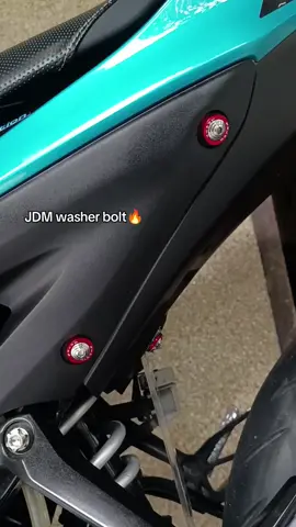 JDM fender washer bolts mga boss🔥 #streetgp #exciter155 #sniper155cyanblue #viral #fyp 