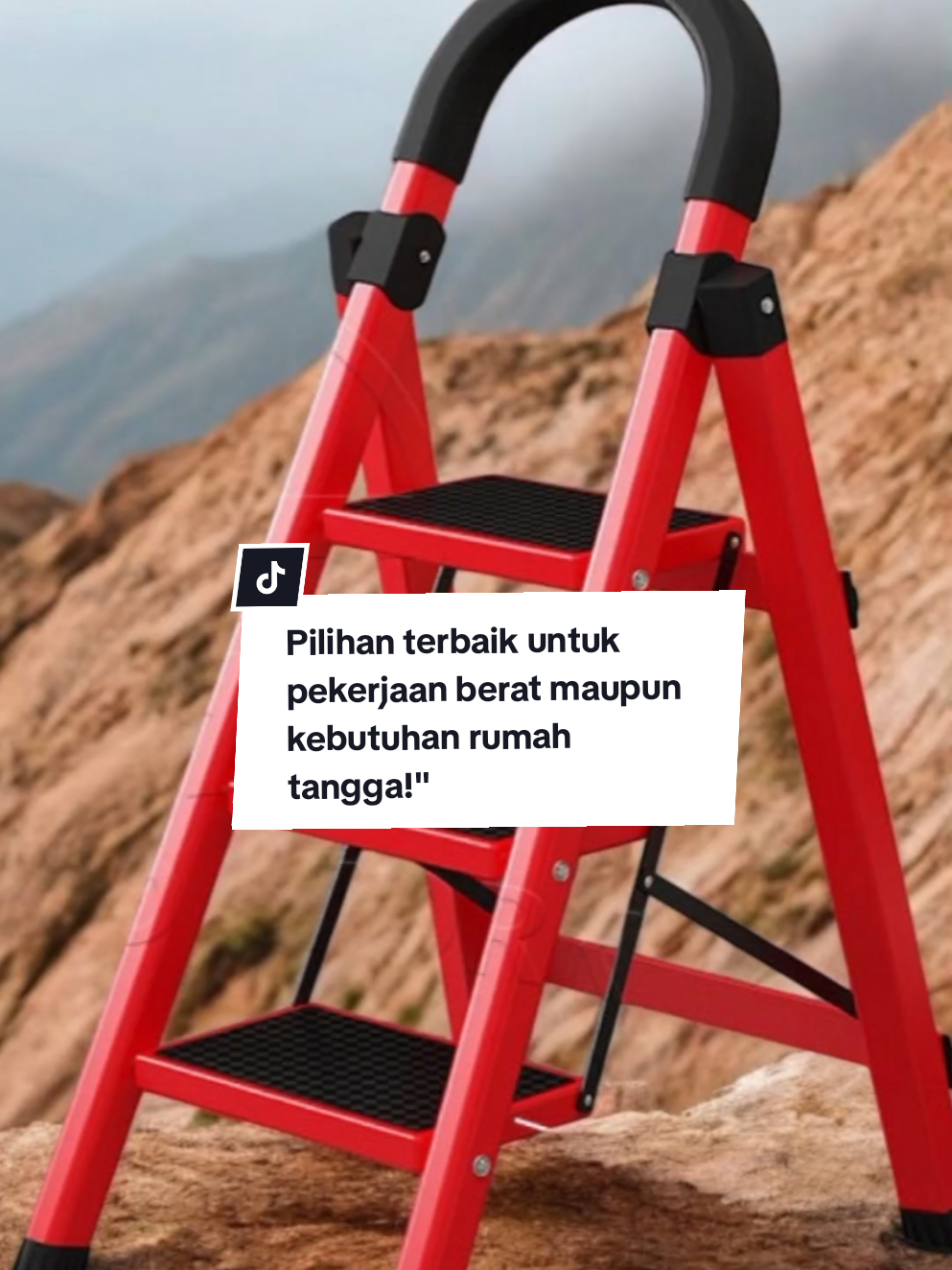 Deskripsi Tangga lipat aluminium multifungsi dengan kapasitas beban hingga 300KG. Kuat, ringan, dan tersedia dalam 3-7 lapisan. Cocok untuk pekerjaan berat maupun kebutuhan rumah tangga. #TanggaLipatKuat #TanggaAluminium300KG #TanggaMultifungsi #PeralatanRumahTangga #PekerjaanBerat