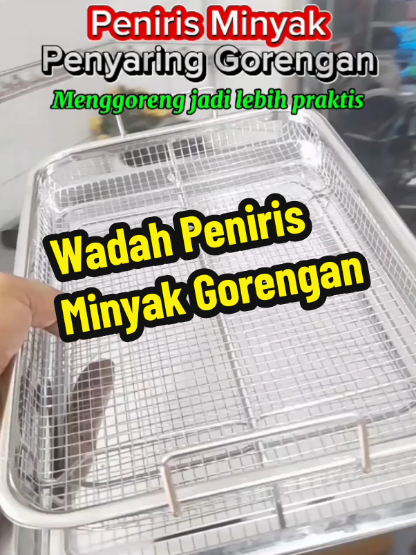Wadah Peniris Minyak #penirisminyak #penirisgorengan #penyaringminyakgoreng 