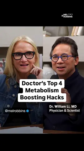 If you're looking for the SIMPLE steps you can take to boost your metabolism and get healthier in 2025, you need to hear this. On today's episode of The Mel Robbins Podcast, I'm joined by physician and scientist, @Dr. William Li share the revolutionary findings of over 30 years of research on the connection between and health. Listen now! 🎧 