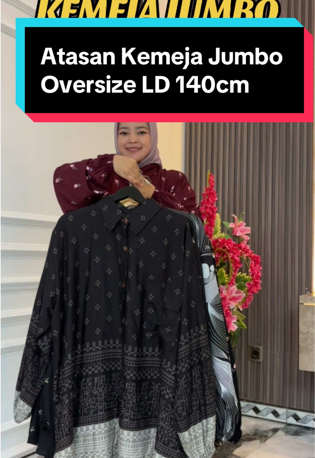 Membalas @nur Cahaya Rekomendasi Atasan Kemeja Wanita Oversize Jumbo LD 140cm Bahan Rayon Motif Kekinian Nyaman Adem, Lembut, Menyerap Keringat Muat BB 120kg #kemejajumbo #kemejaoversize #kemejawanita #kemejawanita #kemejamurah #kemejastyle #kemejabigsize #atasanjumbo #atasanwanita #atasankekinian #atasanbigsize #atasankemeja #atasanmurah #outfitjumbo #ootdjumbo #fashionwanita #fashionjumbo #fashiontiktok #viralditiktok #fyp #belilokal #jumathemat #blousejumbo #bajujumbo #bajuwanita #inspirasifashion #fashionnewarrivals 