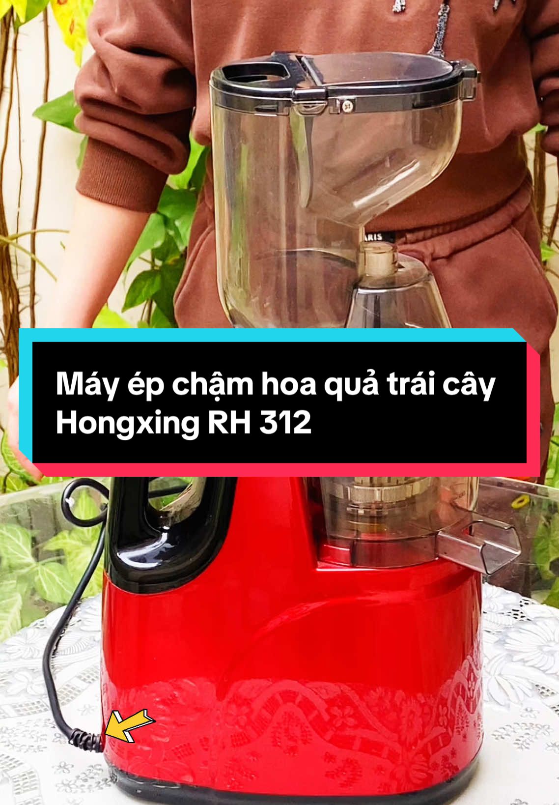 Máy ép chậm Hoa quả trái cây Hongxing RH 312##hanhanhshop##dogiadung##mayepcham
