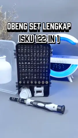 obeng set 122 IN 1 #original #murahbanget #obeng #obengset #isku #iskutools #tools #toolsset #obengmultifungsi #promo #fyp #cuantiktok 