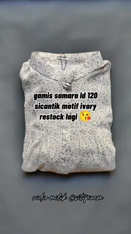 please motif ivory tuh cantik bngt 😘 jangan kelamaan yuk buruan chek out #gamis #dress 