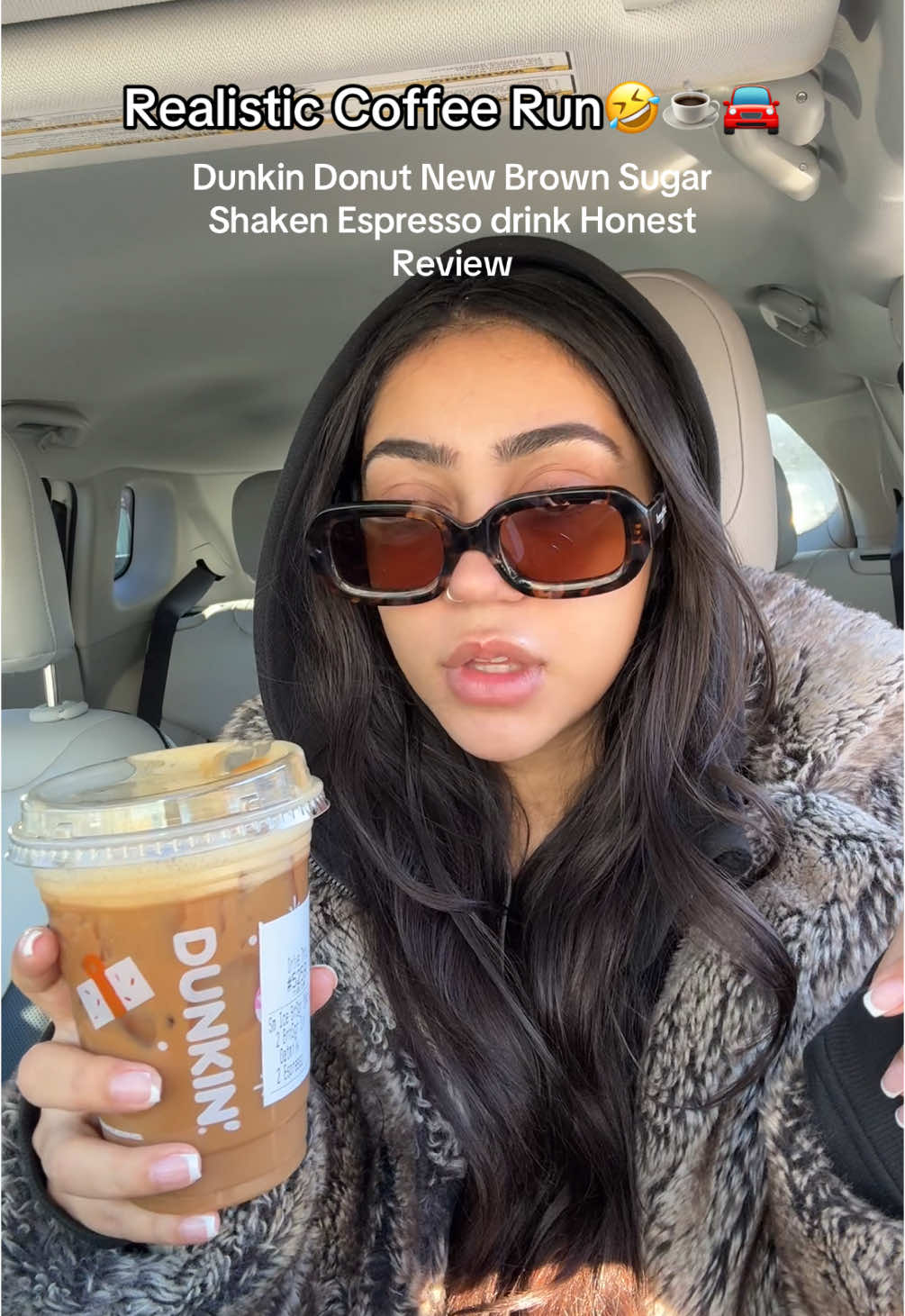 Im addicted to the feeling of overtipping🤣… also Sabrina carpenter you did your big one with this drink . #fyp #tipping #overtipping #coffee #drivethru #messageforyou #gratful @Dunkin' 
