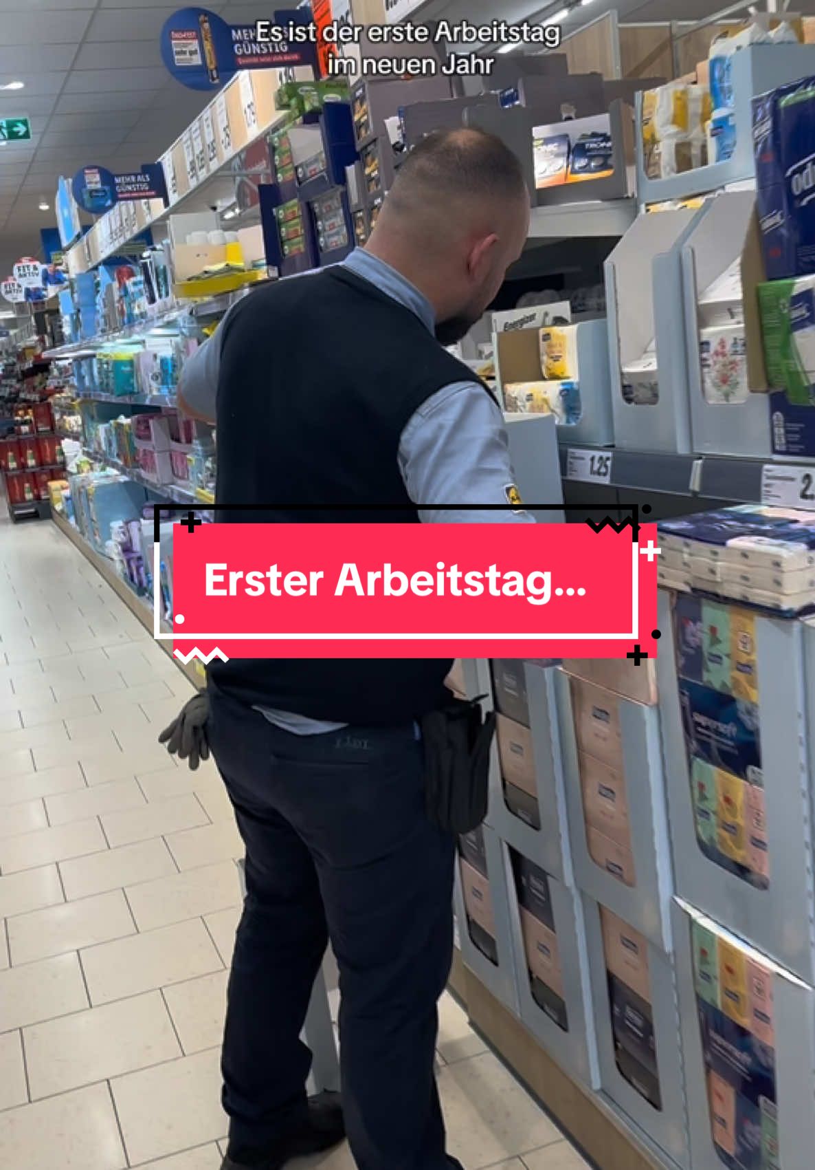 Der erste Arbeitstag im neuen Jahr 😂😂#fyp #lidlmitarbeiter #arbeit 