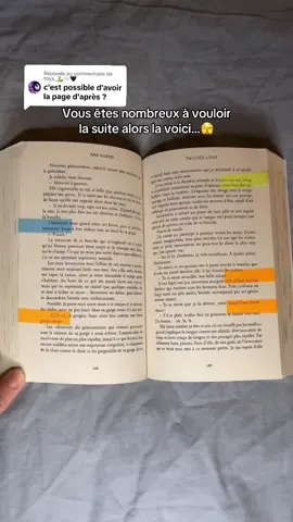Réponse à @toya_🐍🤍🖤 vous avez été nombreux à vouloir la suite, je vous vois hein🫣🤭 (pour ceux qui n’ont pas le contexte je vous laisse cliquer sur le commentaire pour voir la vidéo et vous comprendrai directement 🤭) #BookTok #livre #booktokfrance #lecture #lectrice 