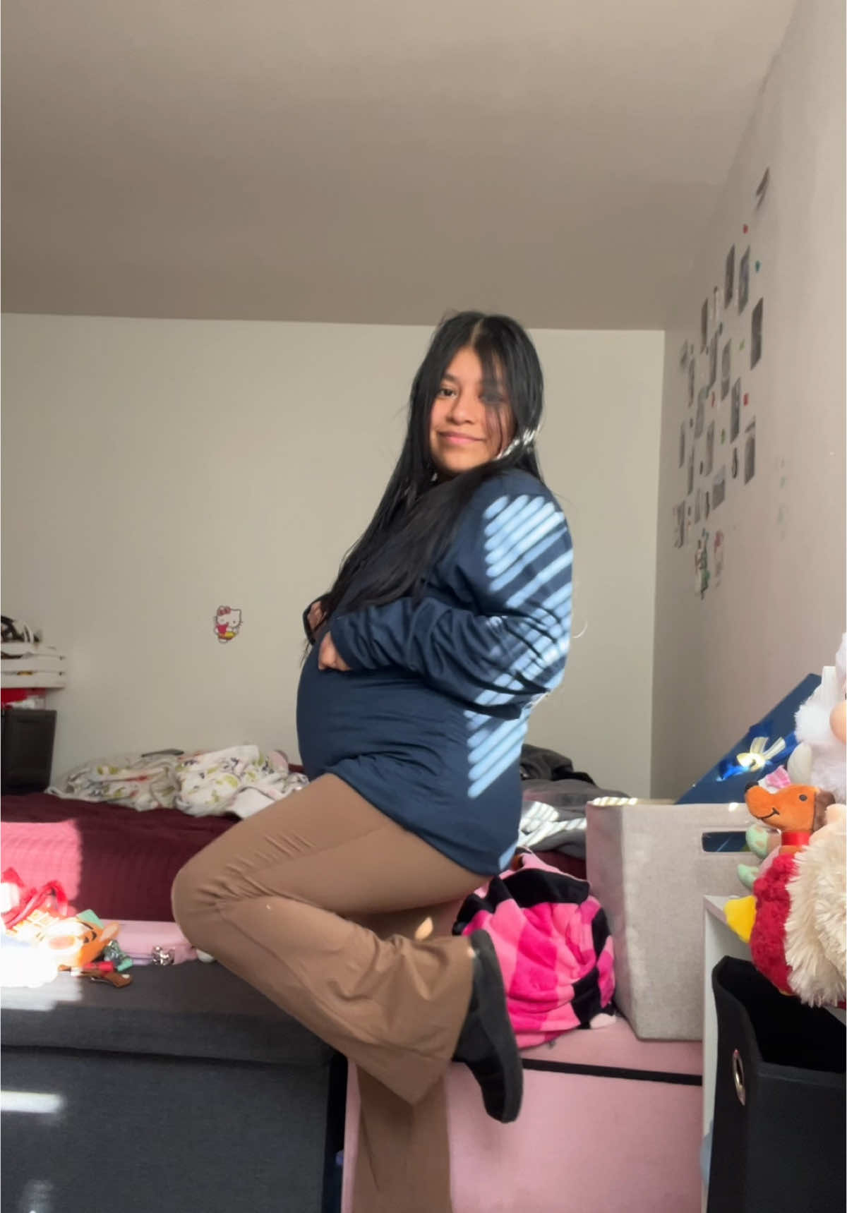 Bump Friendly ootd 🧸♥️ #pregnantbelly #ootdinspo #bumpfriendly #maternityfashion #2025baby #womenfashion 