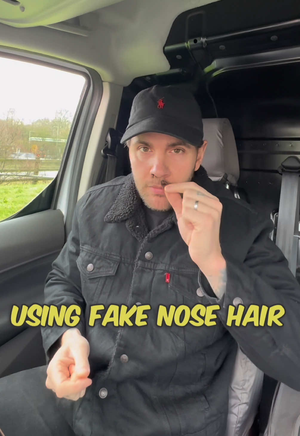 Fake Nose Hair At Costa 👃 #fyp 