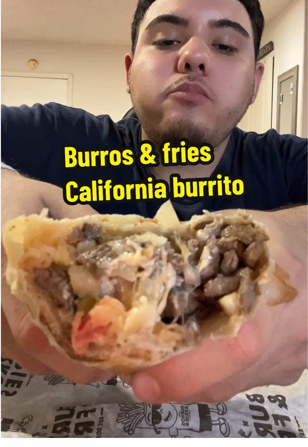 California burrito @Burros&Fries #eating #Foodie #trending #FoodTok #fyp #fypシ #viralvideo #asmreating #asmr #fypage #foryoupage #creatorsearchinsights #mukbang 