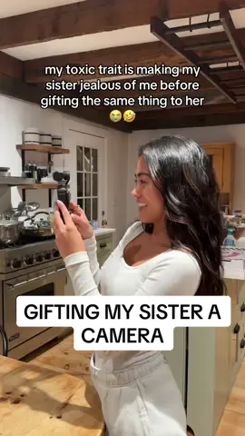 i love gift giving, but i’m a little sister first 😗😌🤣