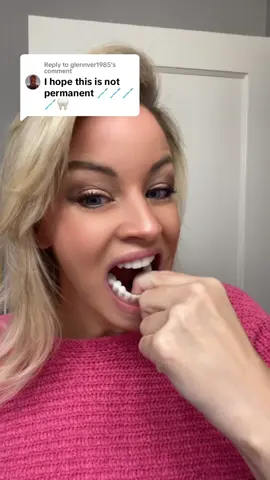 Replying to @glennver1985 nothing is permanent. #ope #vibes #denturedarling #toothless #noteeth #faketeeth #denture #dentures #denturegang #dentureconfidence #denturesatayoungage #confidence #confident #dentalimplants #oralimplants #minidentalimplants #baldmouth #denturesupport #stopthestigma #oralhealth #dentalhealthismentalhealth 