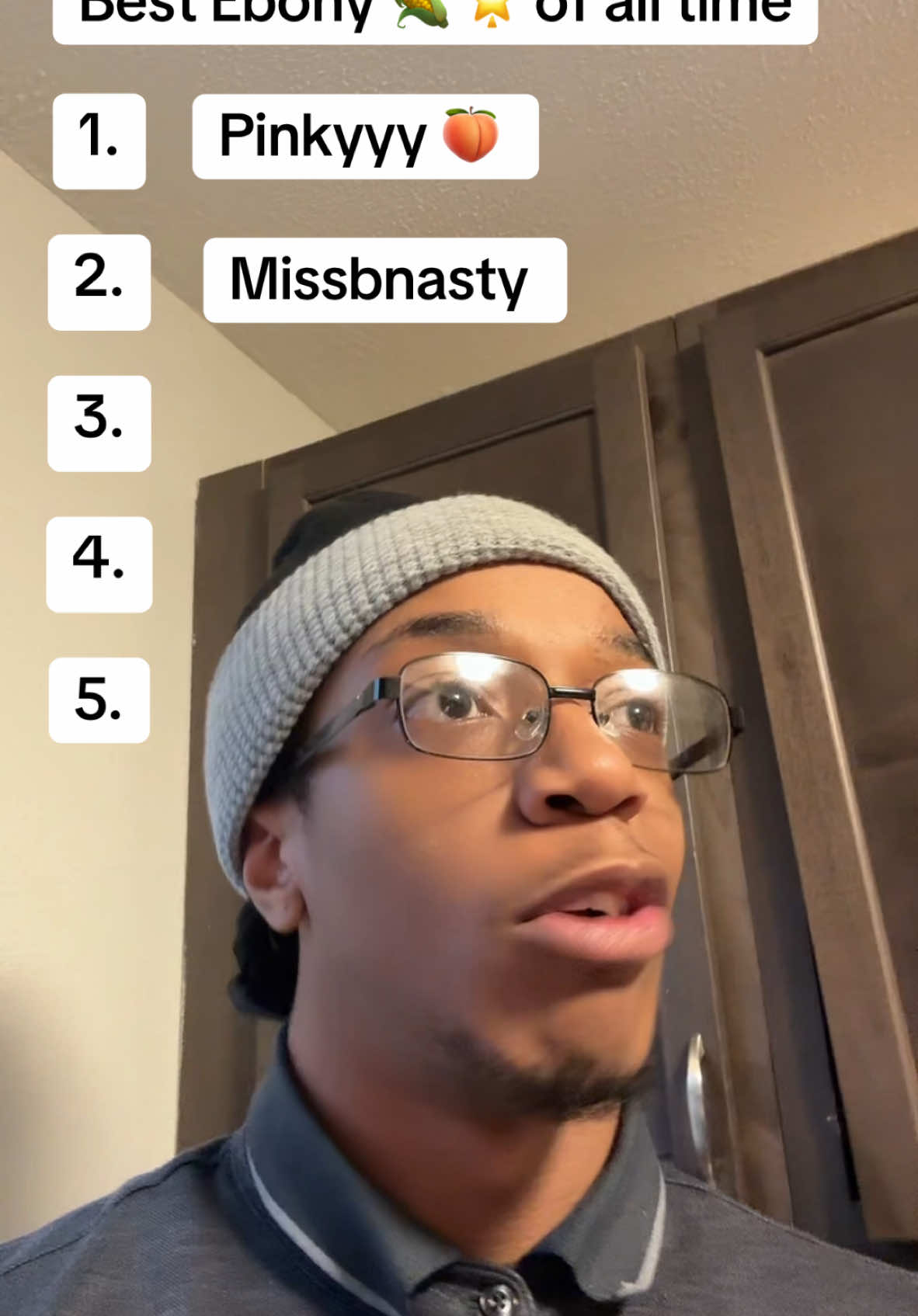 Starting 5 🌽🌟’s who’s y’all’s #relatable #ebony #top5 