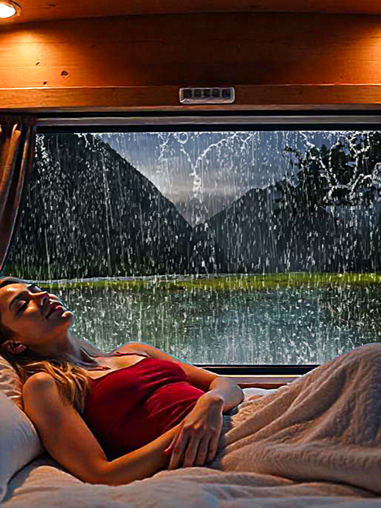 Whistling Wind and Stormy Ambience | Perfect for Deep Relaxation or Sleep #rain #asmr #sleep #relaxing #camping