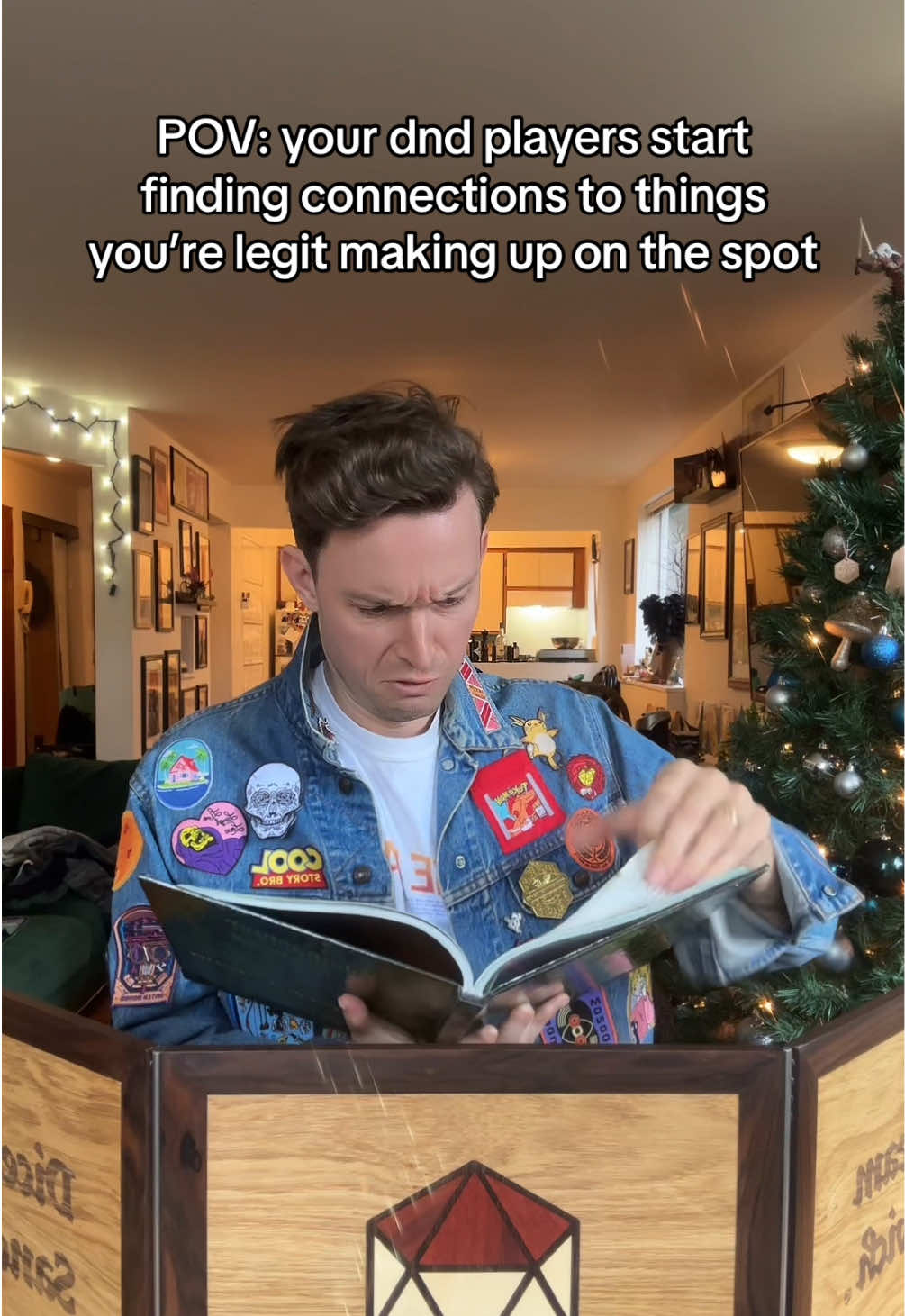 Improv storytelling at its finest 🧐 IB @katndice #dnd #dnd5e #ttrpg #dungeonsanddragons #dndtiktok #dndtok #ttrpgtok 