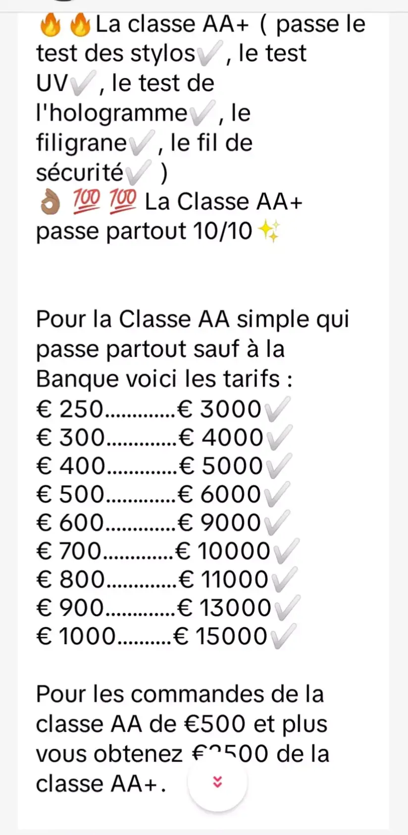 Disponible #billet 