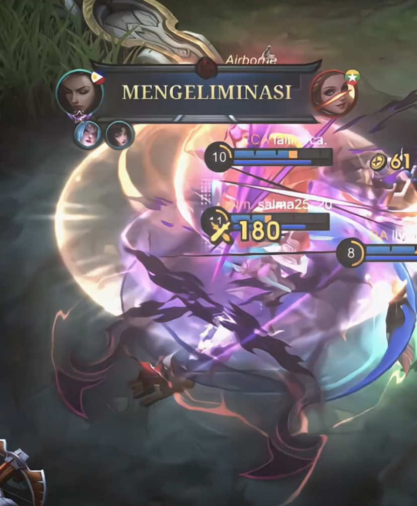 benedetta with message in a bottle. #vanskrt #mobilelegends #mlbb #presetalightmotion #fyp 