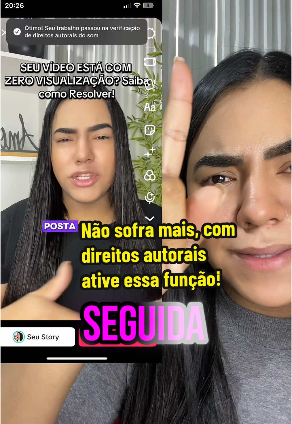 Se você está sofrendo com direitos autorais, ative essa ferramenta agora! #direitosautorais #ferramentas #estrategiasdakelly #dicas #ajudandocontaspequenas #crescernotiktok 