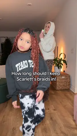 I think these braids will probably stay in another two weeks! #braids 