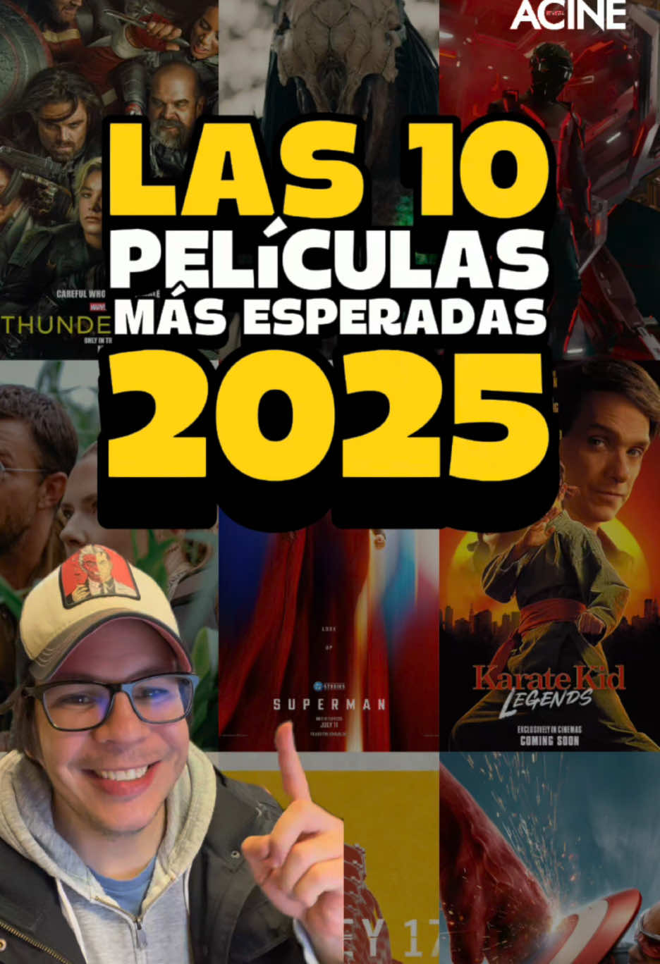 Las 10 #peliculas más esperadas del 2025!  #peliculasrecomendadas #cine #superman #fyp 