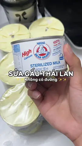 Cũm thơm và béo, pha chung với sữa đặc và matcha thì ngon #mizcheereview #review #suagauthailan #suagau #suaphamatcha 