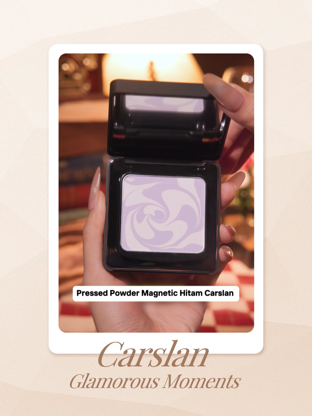 Sasaran tepat pada minyak dan menjaga solekan, solekan tidak luntur bila terkena air atau minyak🔮🔔#carslan #carslancosmetics #carslanmy #basemakeup #pressedpowder #2025 #newyearlook #makeuphacks