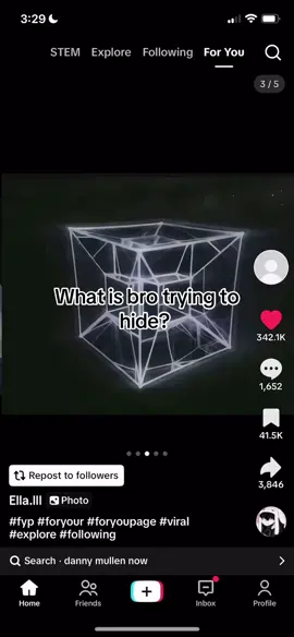 What is bro trying to to hide 💀