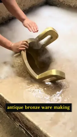 Antique bronze ware making#antique #bronze #AncientArt #handcraft 