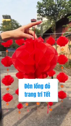 đèn lồng đỏ trang trí quanh nhà luôn ạ #long den do mini #đenlongmini #longdentrangtritet #duacamnhan 