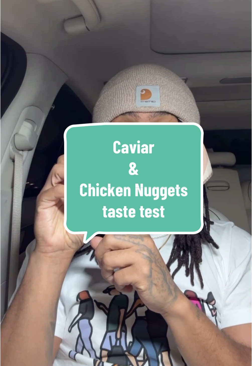 Caviar And Nuggets taste test 💕 would you try it ? 💕 #foodcritic @Rihanna 