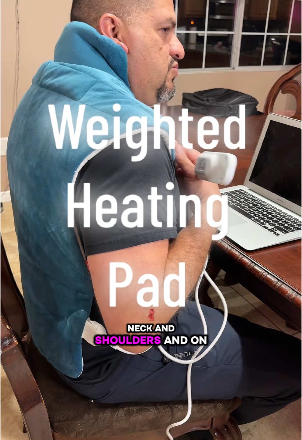 This weighted heating pad is perfect for relaxation and pain relief! Perfect for sore muscles, cramps, or just cozying up after a long day. Say goodbye to discomfort and hello to ultimate comfort!  #WeightedHeatingPad #PainReliefEssentials #SelfCareMustHaves #TikTokMadeMeBuyIt #CozyComfort #RelaxAndUnwind #HomeTherapy #StressReliefTools #WellnessEssentials #SelfCare 