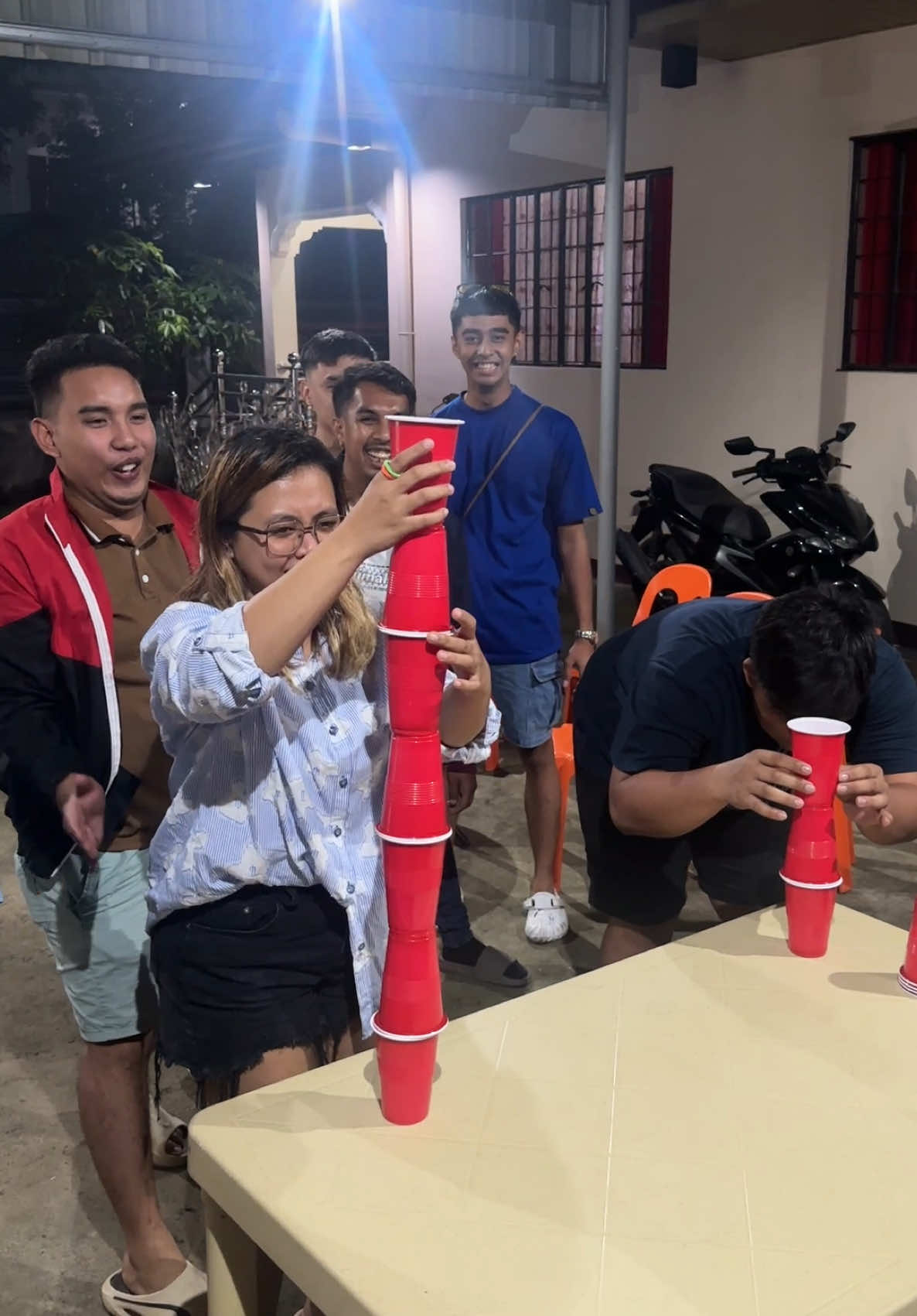 Stack the cups! #fyp #frndcheap #viral #christmasparty #christmaspartygames #cupgames 