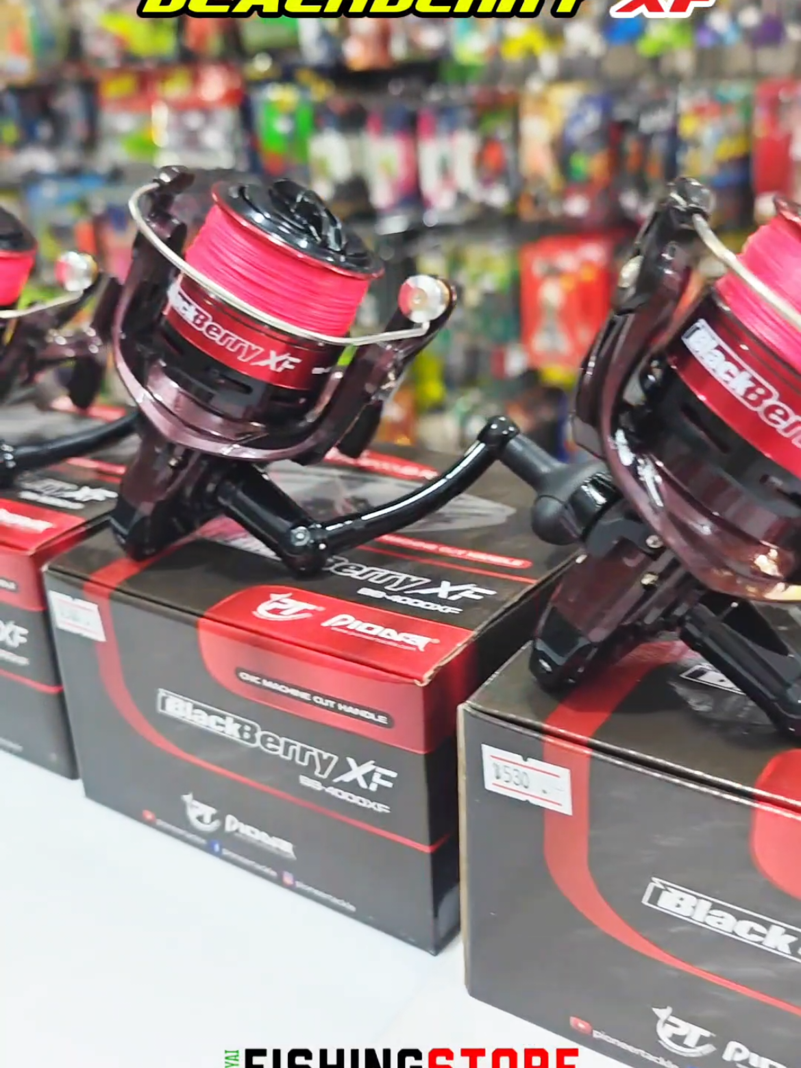 รอกสปินนิ่ง Pioneer Blackberry XF #ตกปลาธรรมชาติ #ร้านอุปกรณ์ตกปลาหาดใหญ่ #หาดใหญ่ฟิชชิ่งสโตร์ #กระแสมาแรง #รอกสปินนิ่ง 